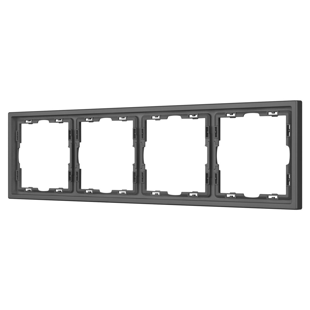 Рамка пластиковая FRM-NOBE-SFPL-4-GR Arlight 054226