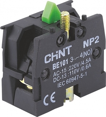 CHINT Блоки контактные NP2-BE102, 1НЗ