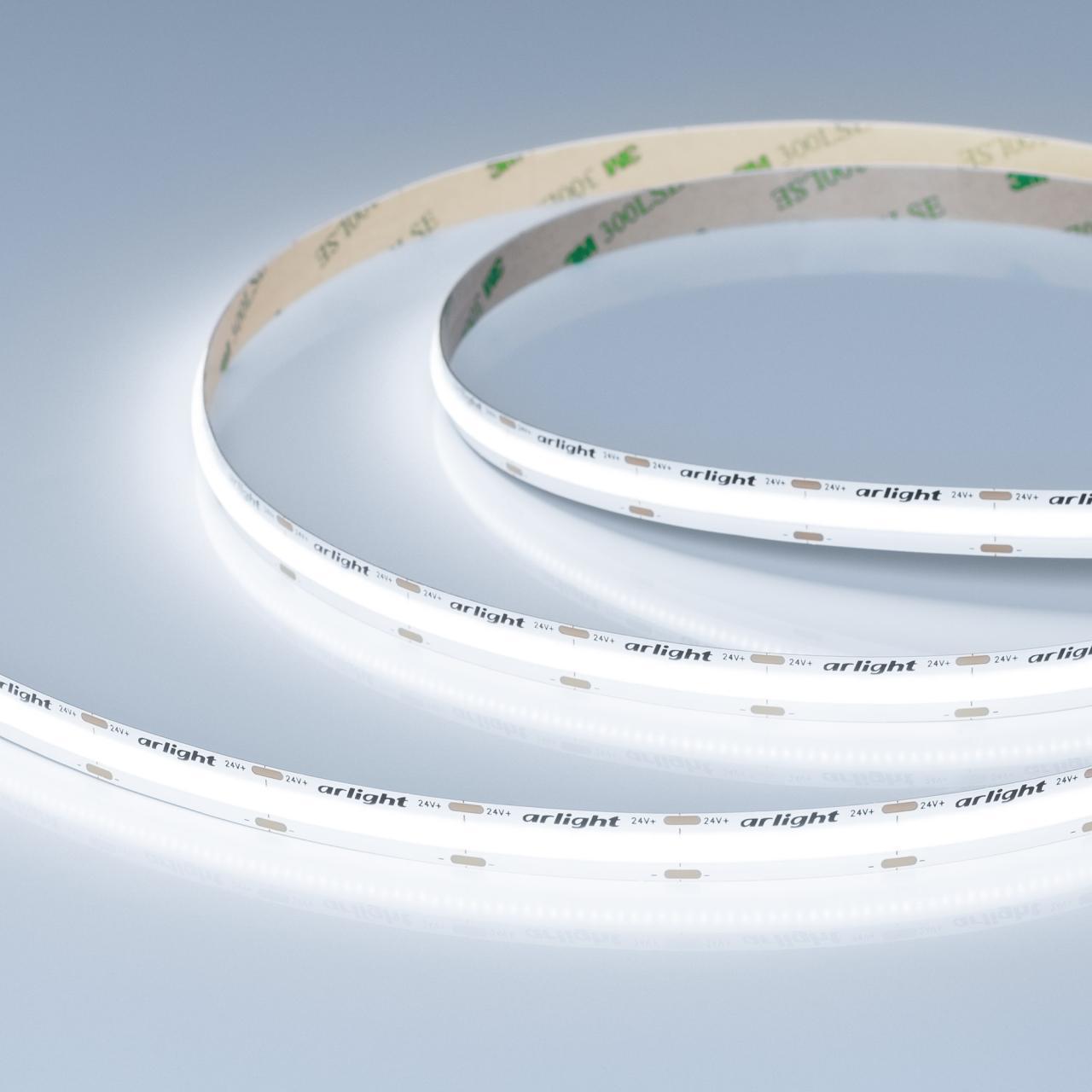Светодиодная лента COB-X576-10mm 24V White6000 (15 W/m, IP20, 5m) Arlight 059118