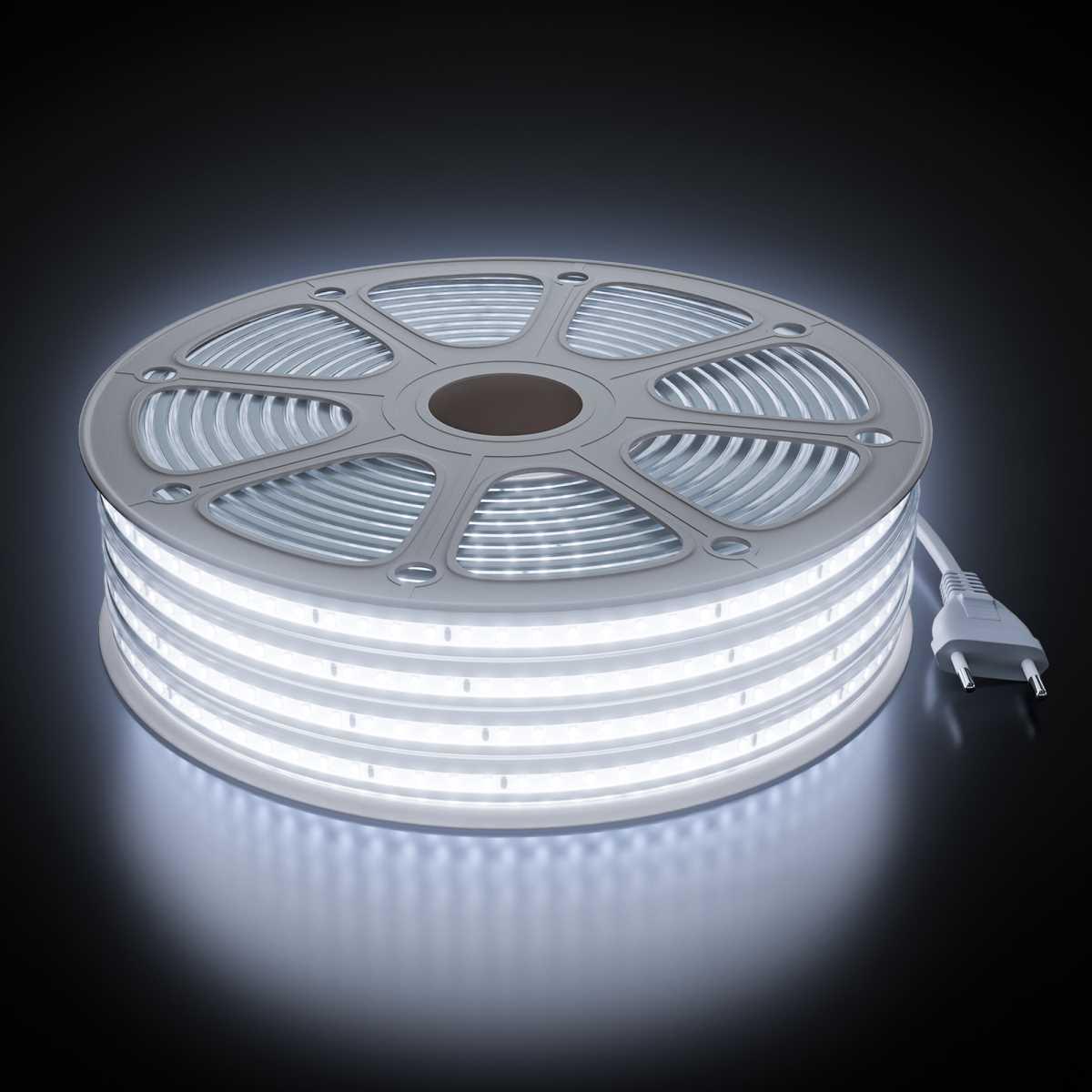 Комплект светодиодной влагозащищенной ленты Apeyron 10W/m 120LED/m 2835SMD холодный белый 15M 10-145