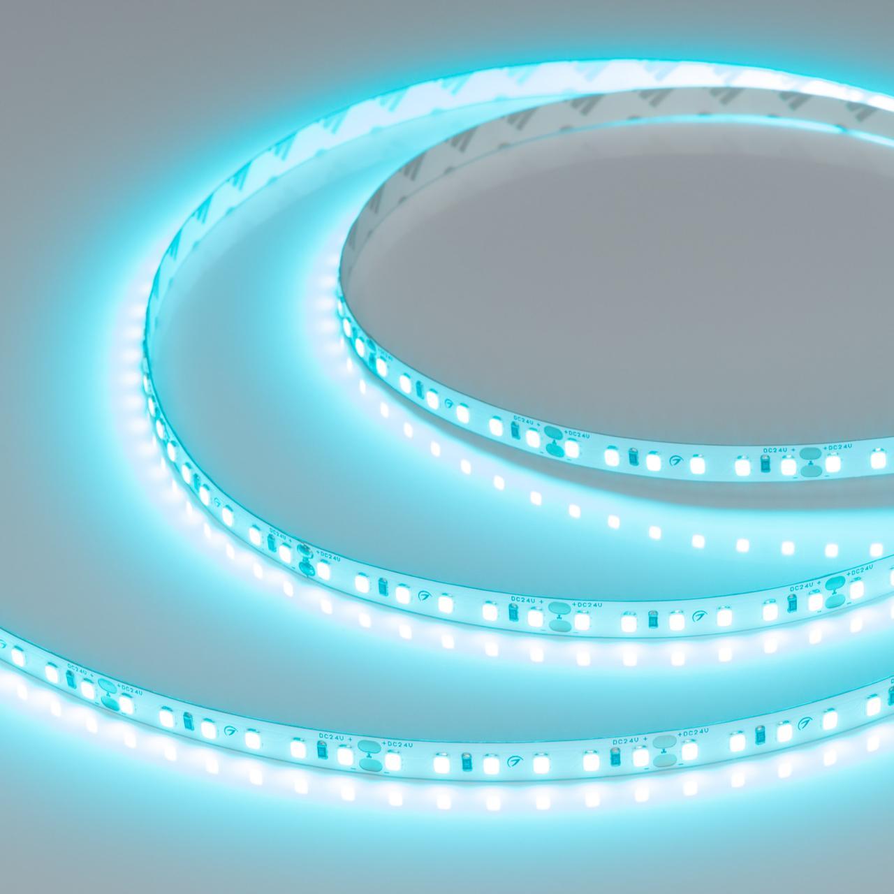 Светодиодная лента RT-A120-8mm 24V Tiffany (9.6 W/m, IP20, 2835, 5m) Arlight 043382