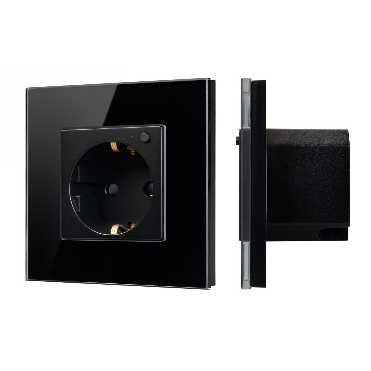Розетка электрическая с Zigbee управлением SCT-OMALI-EUZB1-PL-BK (240V, 16A, Zigbee) Arlight 050216