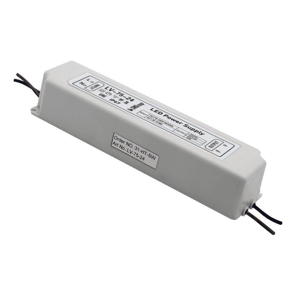 Блок питания SWG 24V 75W IP67 3,1A LV-75-24 000271
