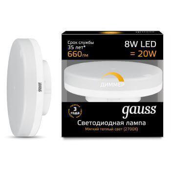 Светодиодная лампа Gauss 108408108-D