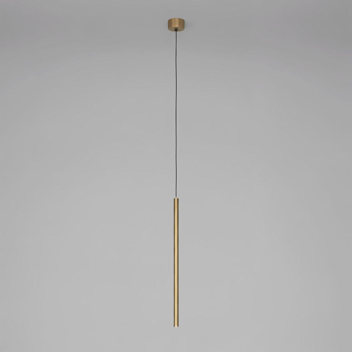 Подвесной светодиодный светильник Elektrostandard Flinn 50263 LED 4W 3000К латунь a072221