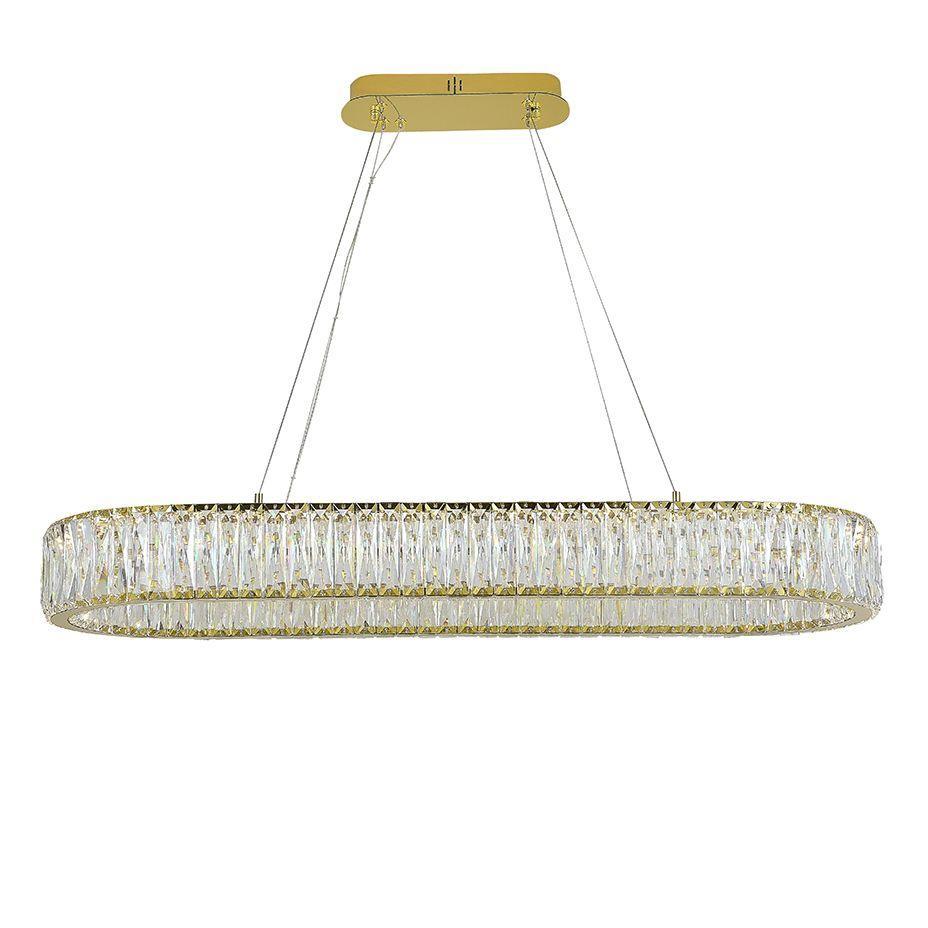 Подвесная люстра Newport 8240/90 oval gold