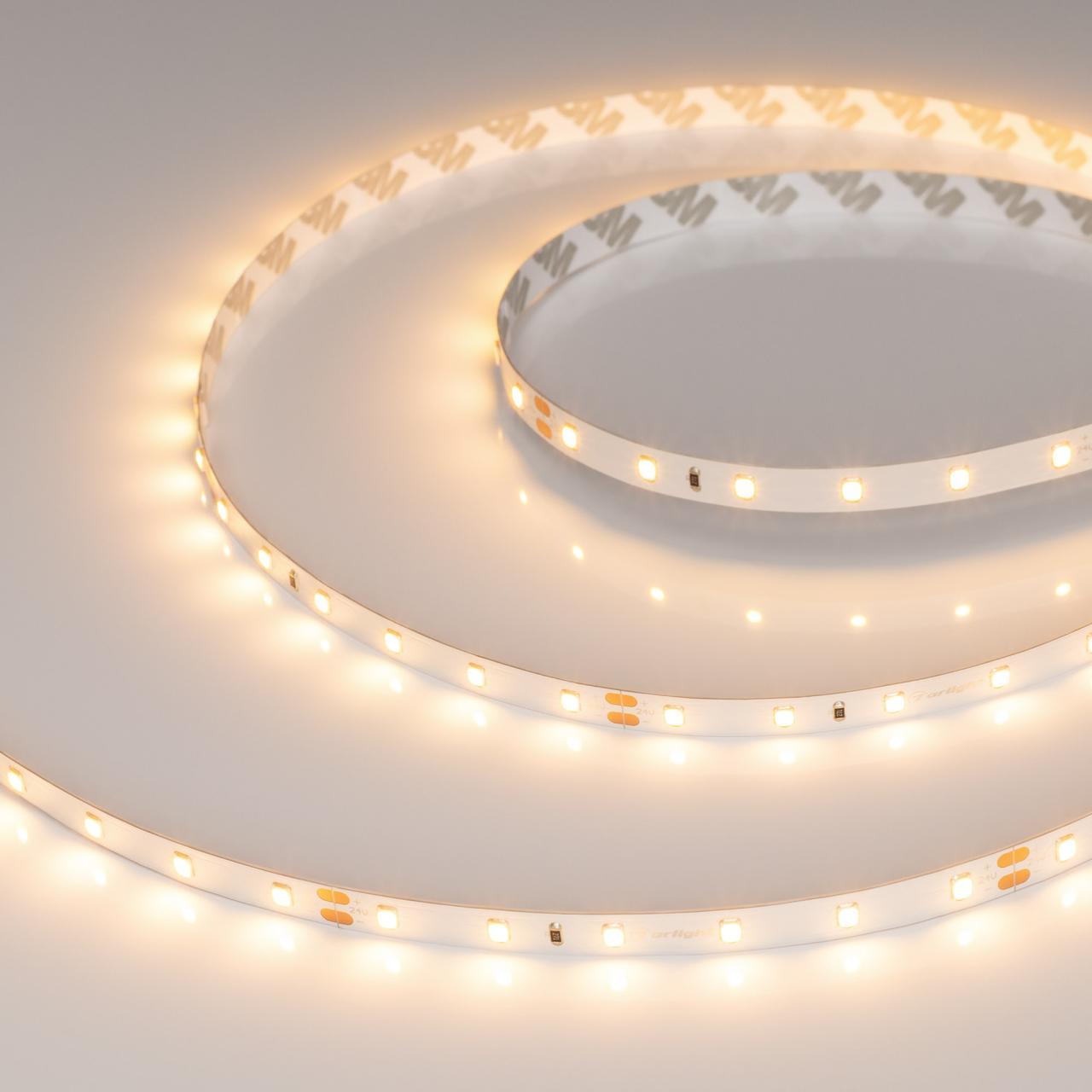 Светодиодная лента Arlight 7,2W/m 60LED/m 2835SMD теплый белый 5M 020013(2)