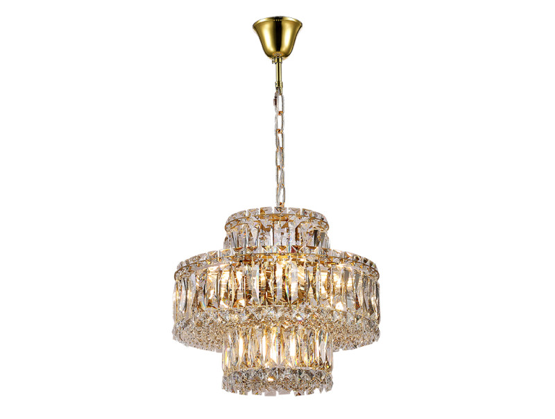 Подвесная люстра Newport 8458+3/C gold
