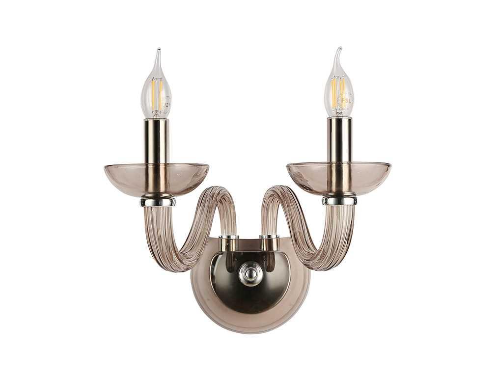 Бра Newport 8642/A chrome coffee