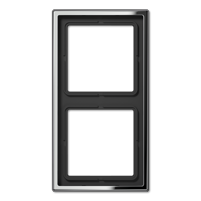 JUNG LS 990 Блестящий Хром Рамка 2-ая