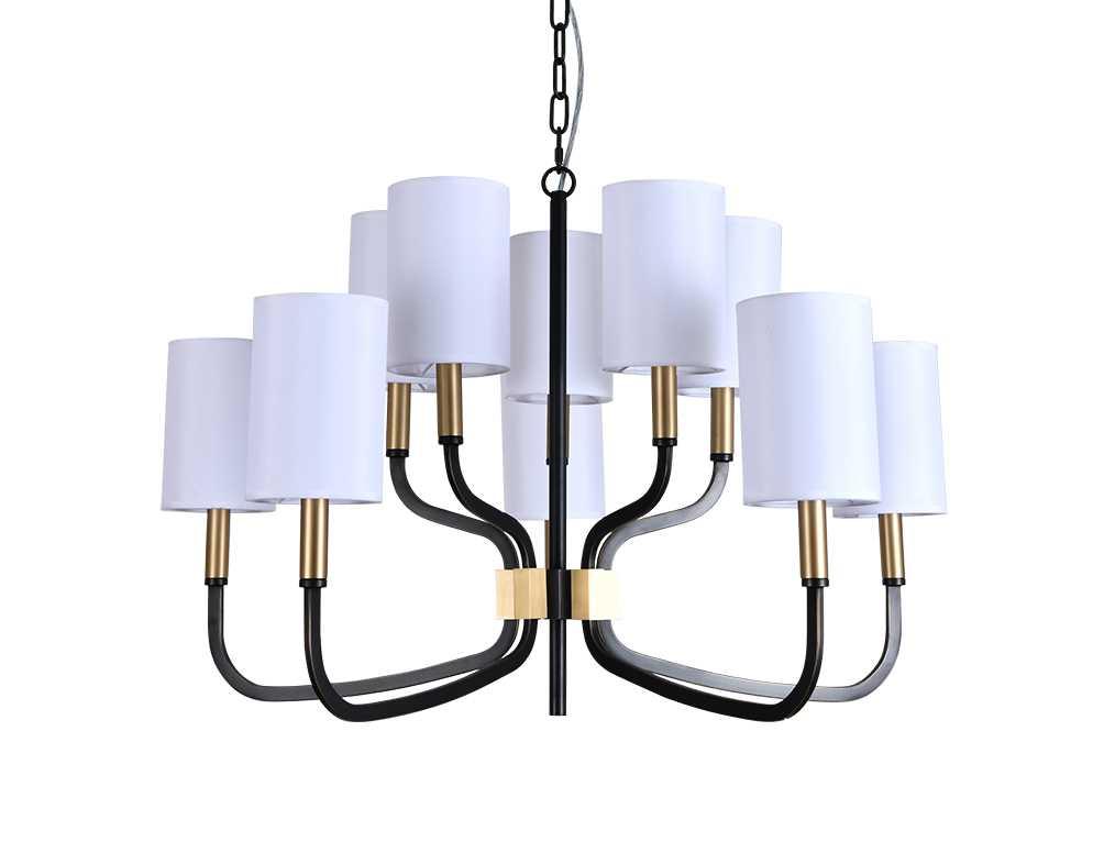 Подвесная люстра Newport 35210/C black+brass