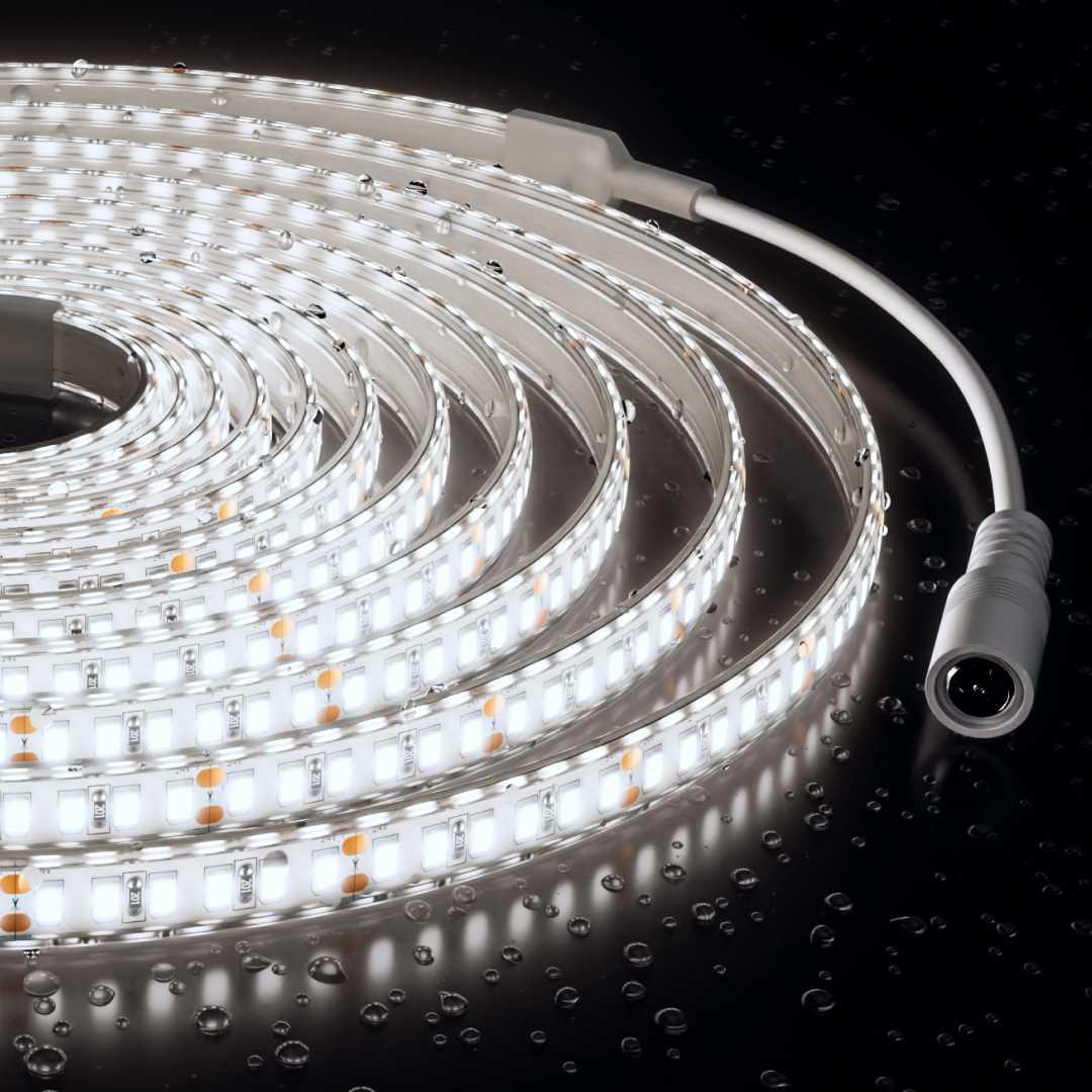 Светодиодная лента Apeyron 12W/m 180LED/m 2835SMD дневной белый 5M 00-448