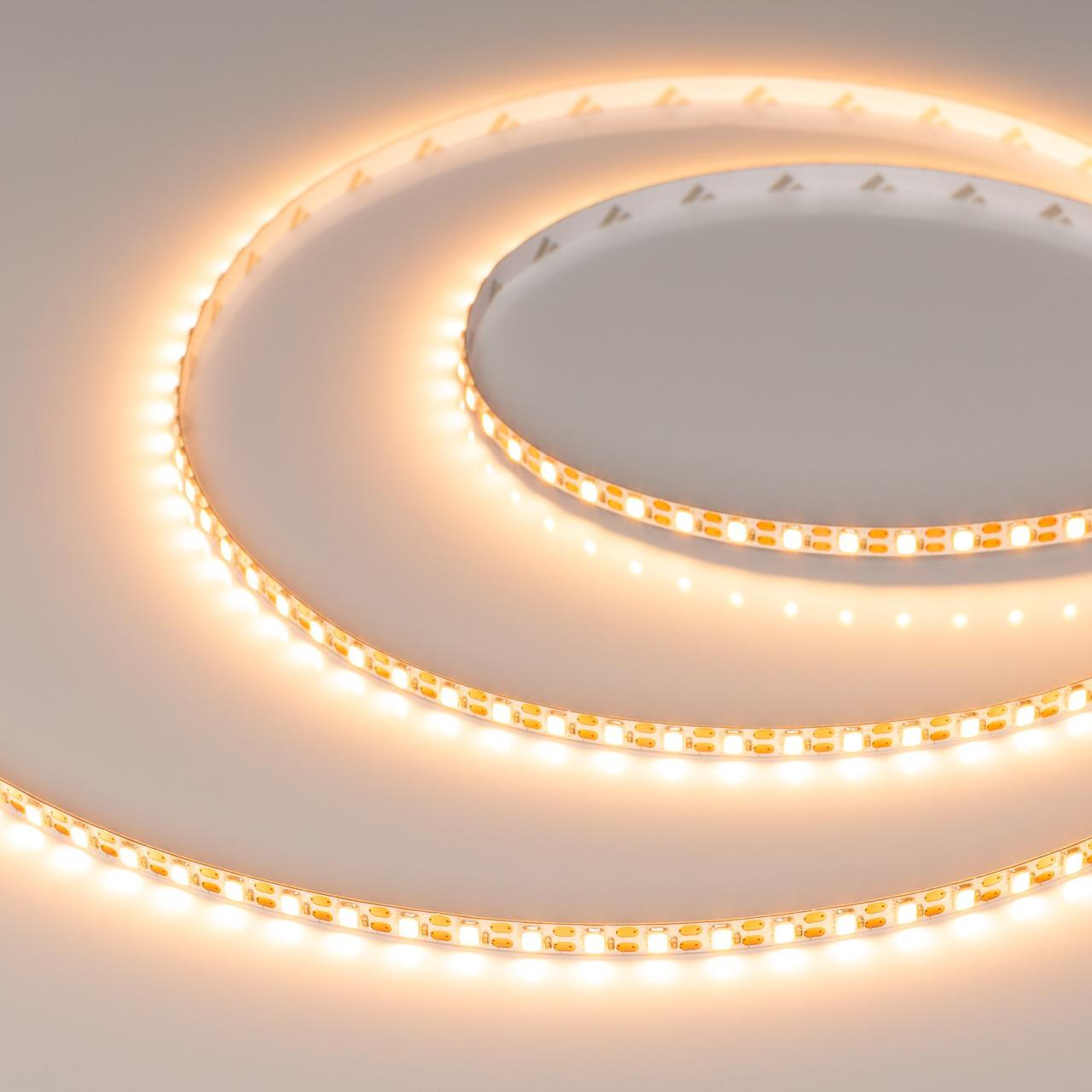 Светодиодная лента FC-A120-5mm 24V Warm2400-CX1 (10 W/m, IP20, 5m) Arlight 052783