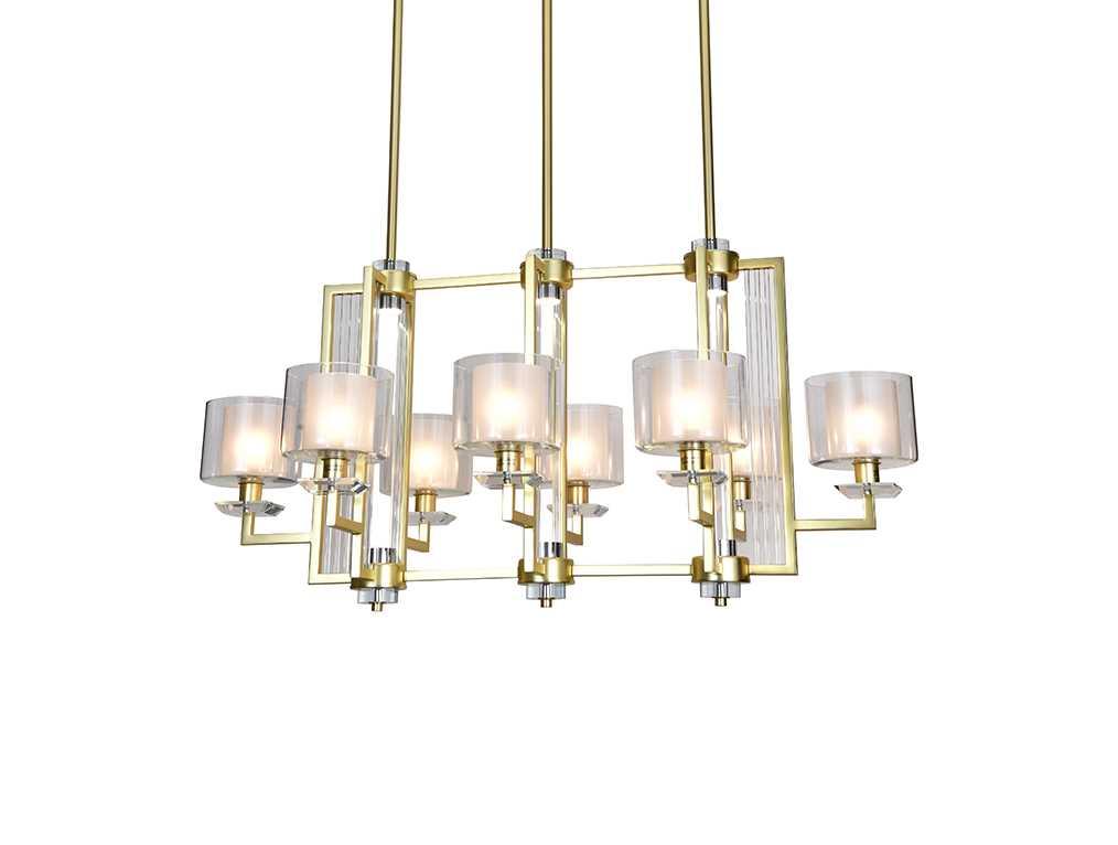 Люстра на штанге Newport 4408/S mat.gold
