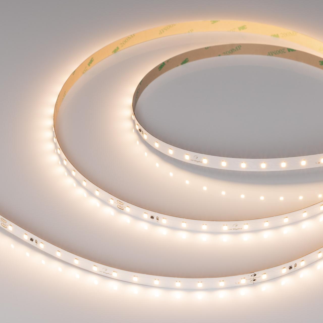 Светодиодная лента Arlight 4W/m 78Led/m 2835SMD теплый белый 50M IC-A78-10mm 48V Warm3000 040678