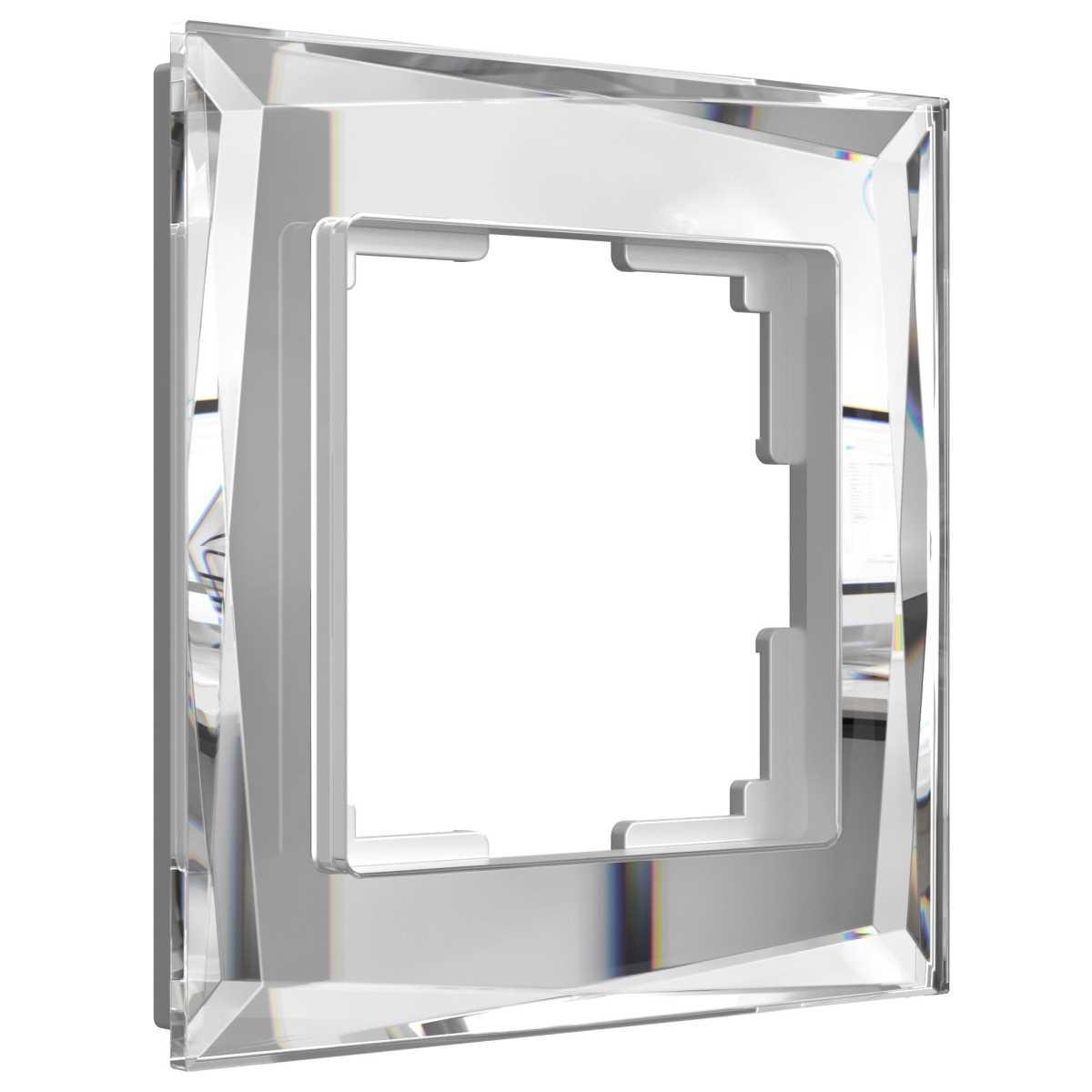 Рамка на 1 пост Werkel Diamant зеркальный W0011220 4690389158803