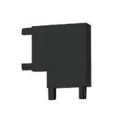 Соединитель для шинопровода ITALLINE IT09-9029 black