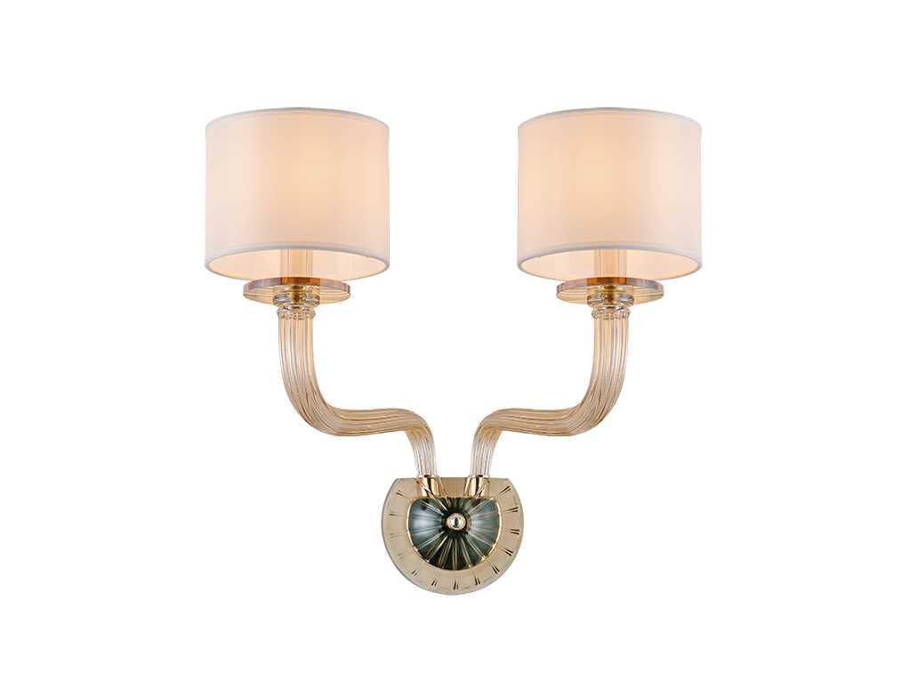 Бра Newport 8682/A nickel cognac