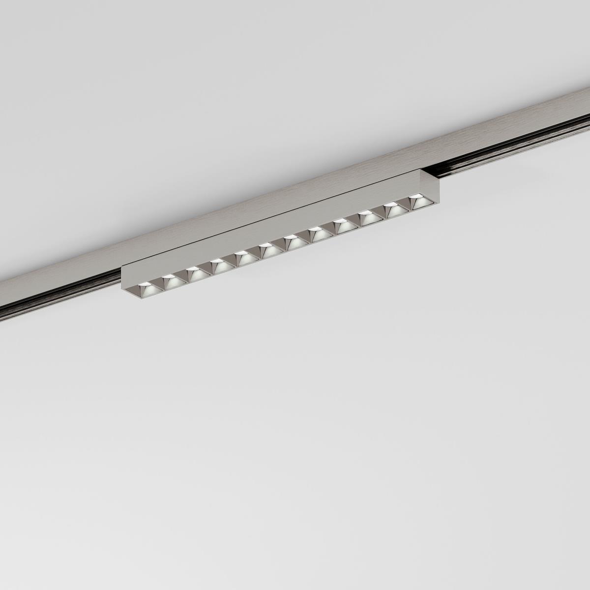 Трековый светильник 10W 4000K никель Elektrostandard 85528/01_система Лайн a072705