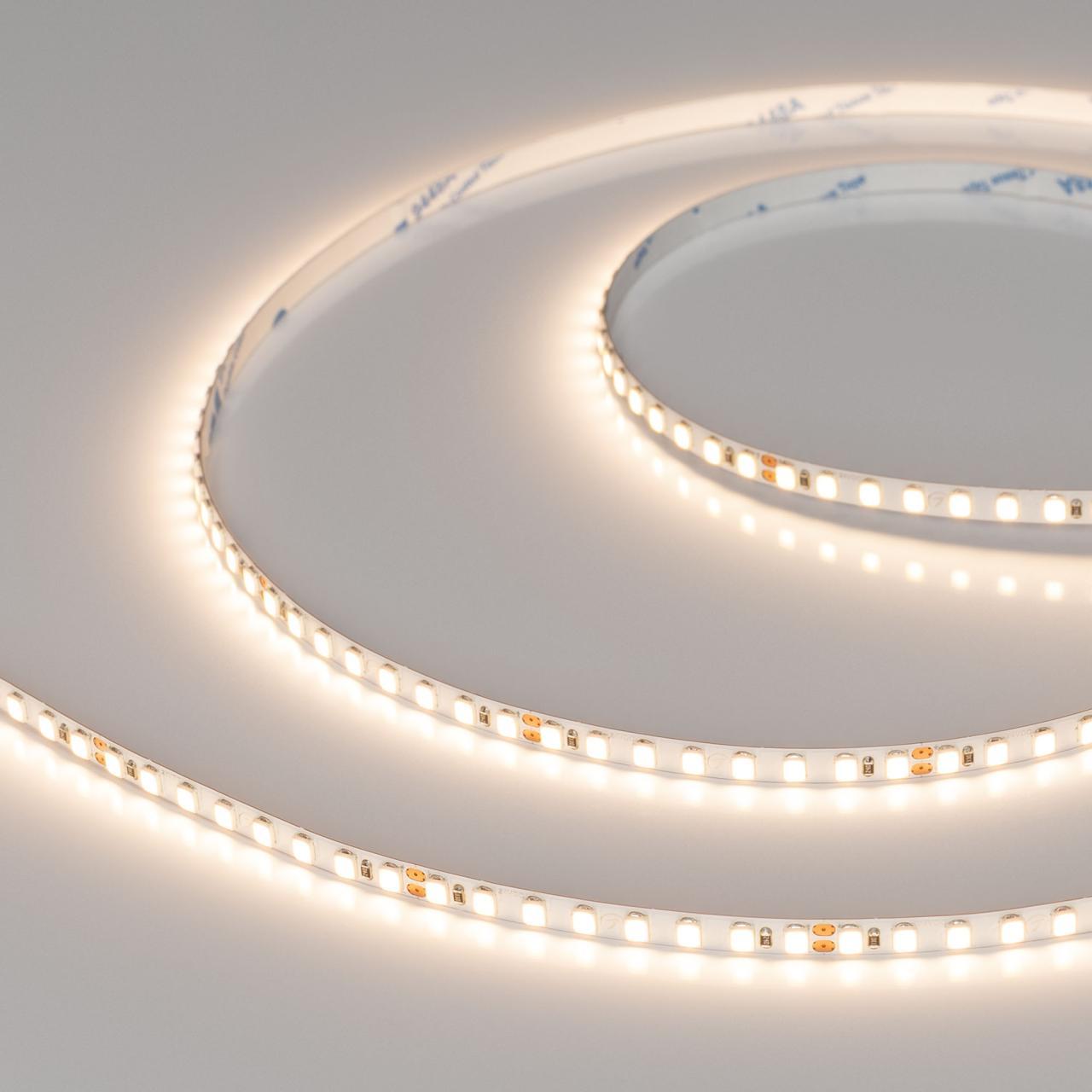 Светодиодная лента Arlight 15W/m 160Led/m 2835SMD теплый белый 5M RT-A160-5mm 24V Warm3500 040532