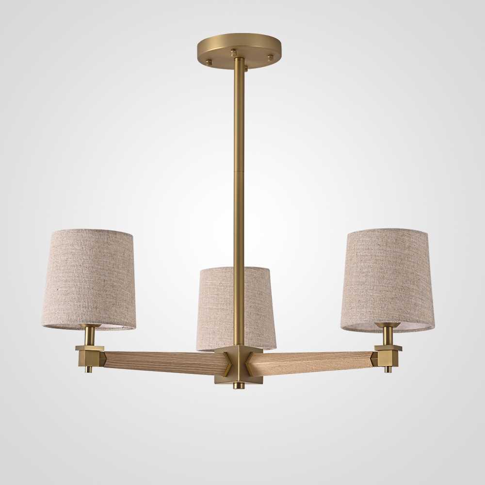 Подвесная люстра Imperium Loft Jorgenson D70 Beige/Light Wood 203577-26