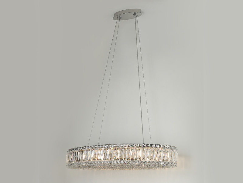 Подвесная люстра Newport 8458/S chrome