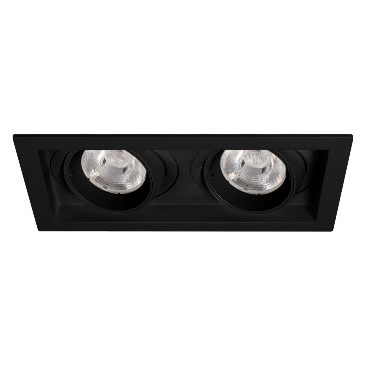 Светильник MS-VORTEX-BUILT-S210x117-2x20W Warm3000 (BK-BK, 40 deg, 230V) Arlight 058443