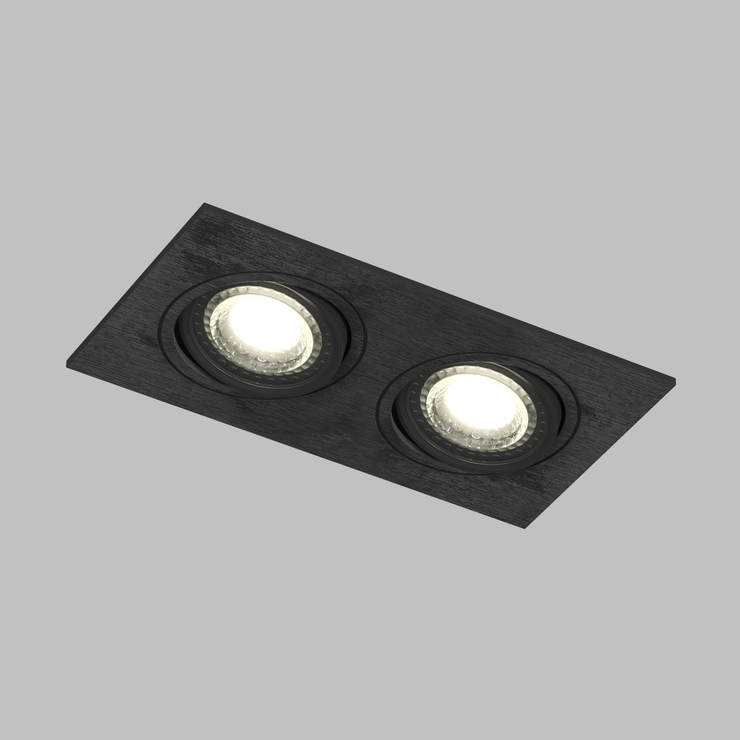 DK3022-BK Встраиваемый светильник, IP 20, 10 Вт, GU5.3, LED, черный, пластик
