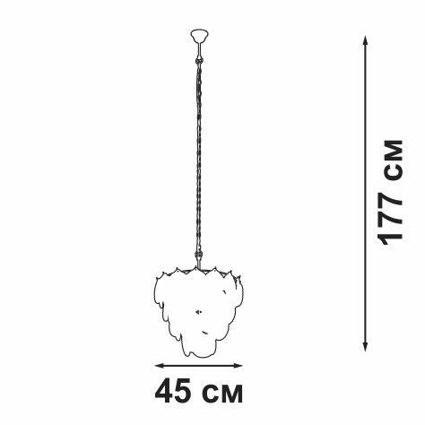 Подвесная люстра Vitaluce V5280-8/7
