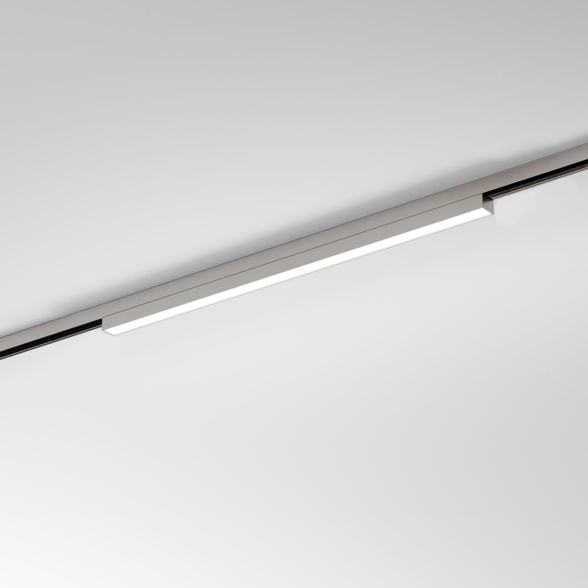 Трековый светильник 12W 4000K никель Elektrostandard 85526/01_система Лайн a072701