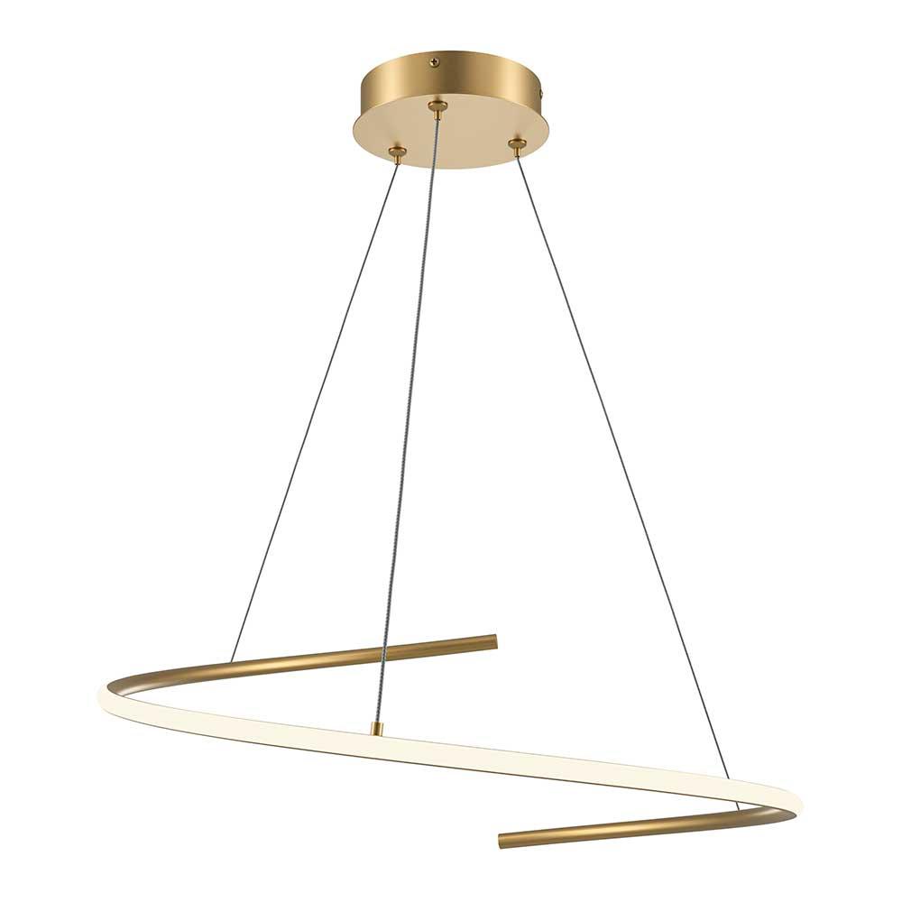 Подвесной светодиодный светильник Maytoni Curve MOD242PL-L33BSK