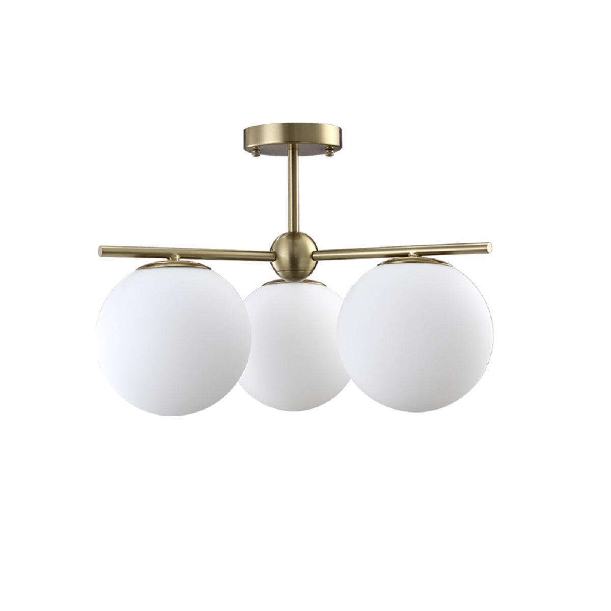 Люстра на штанге Crystal Lux FELIZ SP-PL3 BRONZE/WHITE