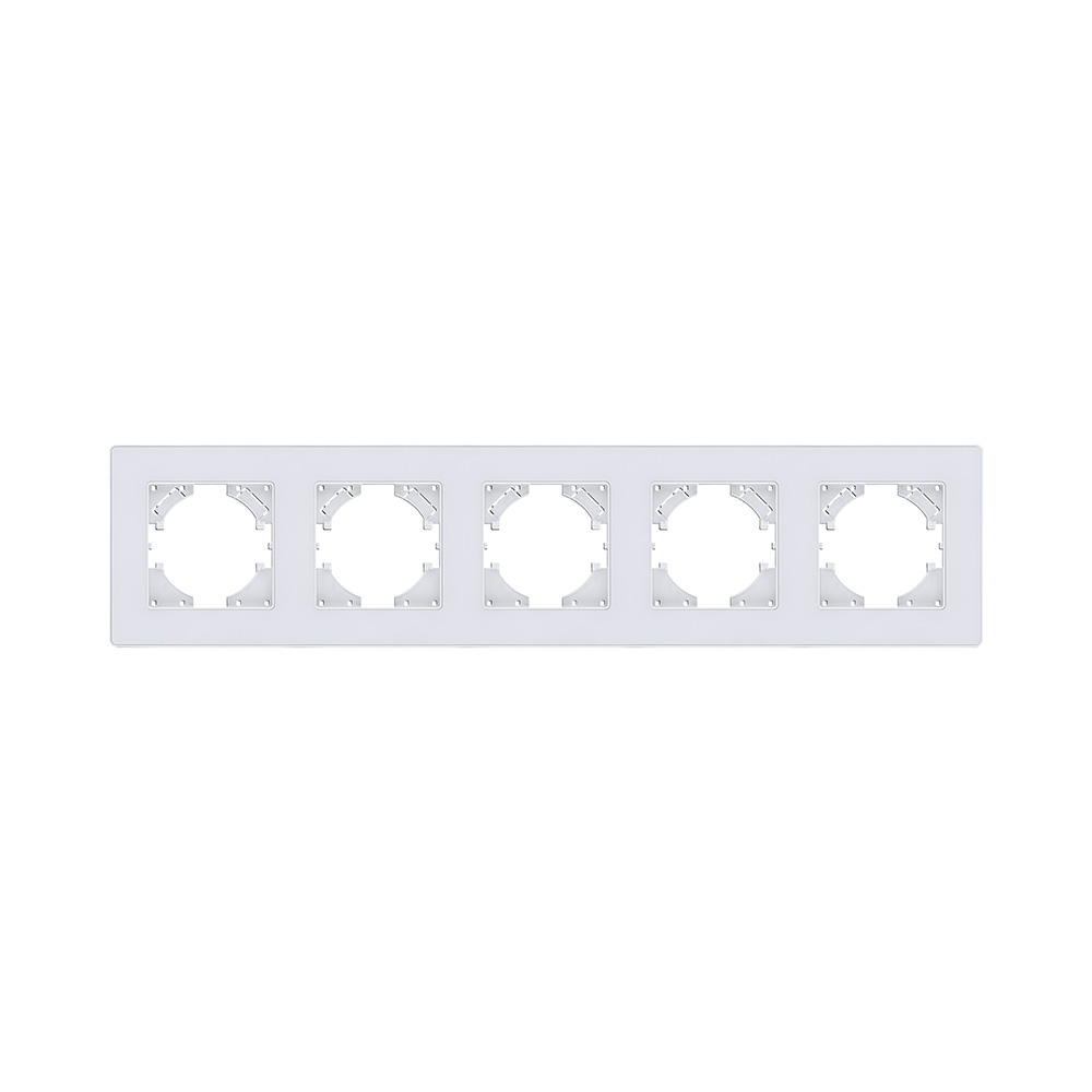 Рамка 5-постовая, белый Kollinger Eleganz Acryl EA5WH