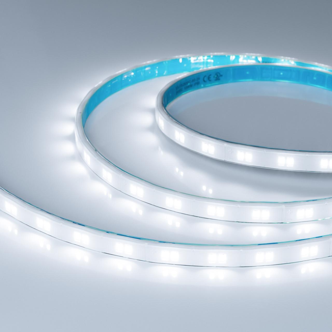 Светодиодная лента герметичная XRT-TPU-A80-12mm 24V White6000 (10 W/m, IP67, 10m) Arlight 058699
