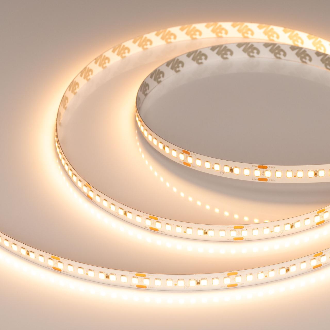 Светодиодная лента RT-A192-10mm 24V Warm2400 (17.6 W/m, IP20, 2835, 5m) Arlight 055994