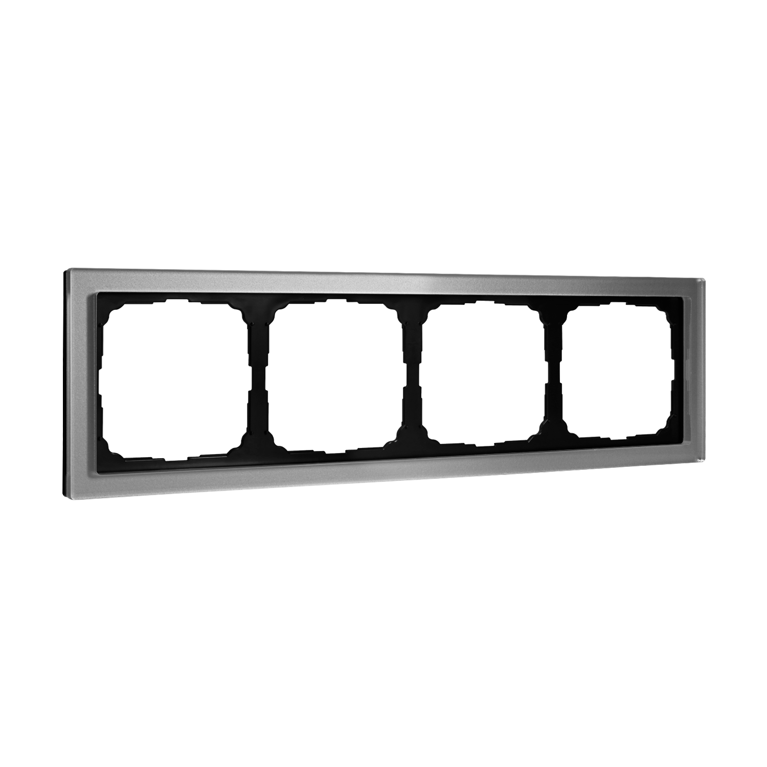 Systeme Electric ArtGallery Pure Органическое стекло Алюминий Рамка 4-ая