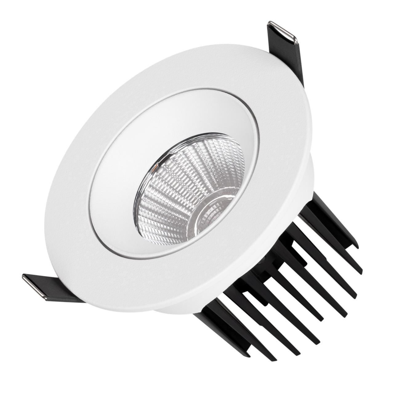 Встраиваемый светодиодный светильник Arlight MS-Atoll-Built-Turn-R94-10W Warm3000 044598