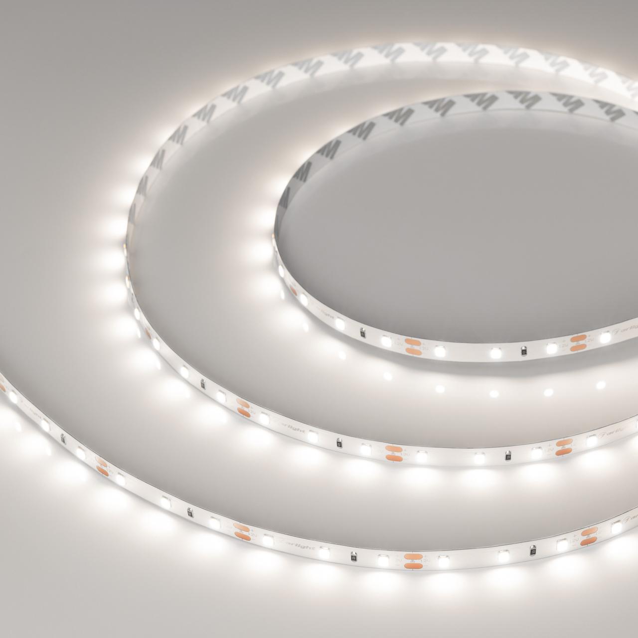Светодиодная лента RT-A60-8mm 12V Day4000 (2 W/m, IP20, 2835, 50m) Arlight 048982