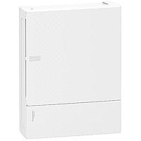 Schneider Electric RESI9 MP (Mini Pragma) Бокс навесной с белой дверью 2 ряда/24 модуля, IP40, IK07, 63А, 2 клеммы, Италия