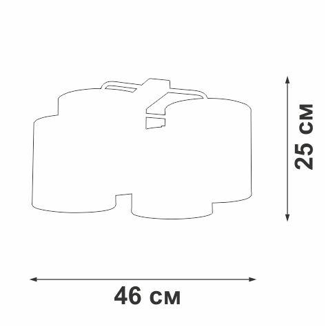 Накладная люстра Vitaluce V28810-1/4PL