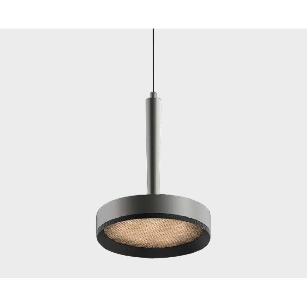 Подвесной светильник Italline IT02-025 dark silver 3000K+IT02-024 black