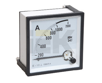 IEK Амперметр Э47 600/5А кл. точн. 1,5 72х72мм