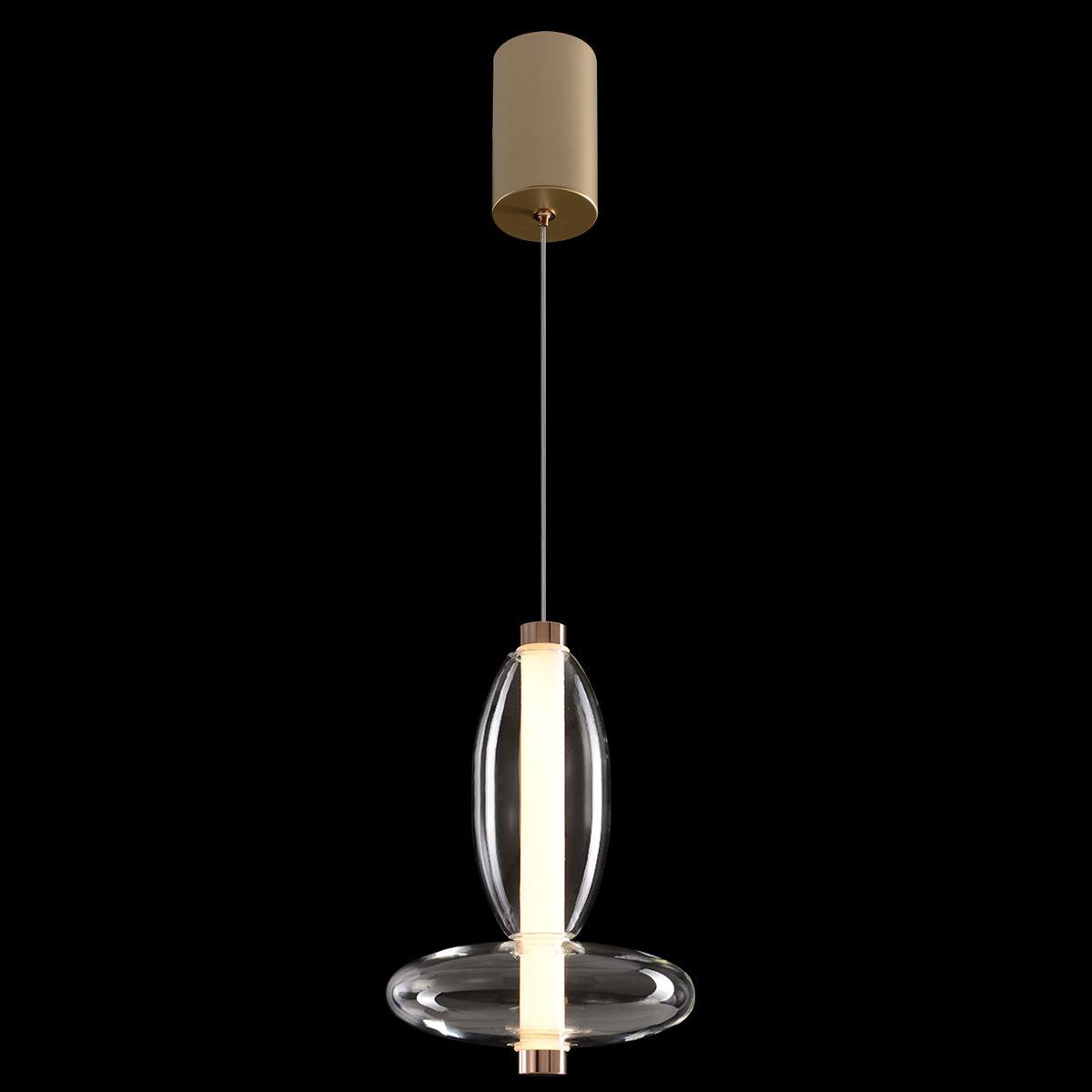 Подвесной светильник Crystal Lux QUASAR SP7W LED TRANSPARENT
