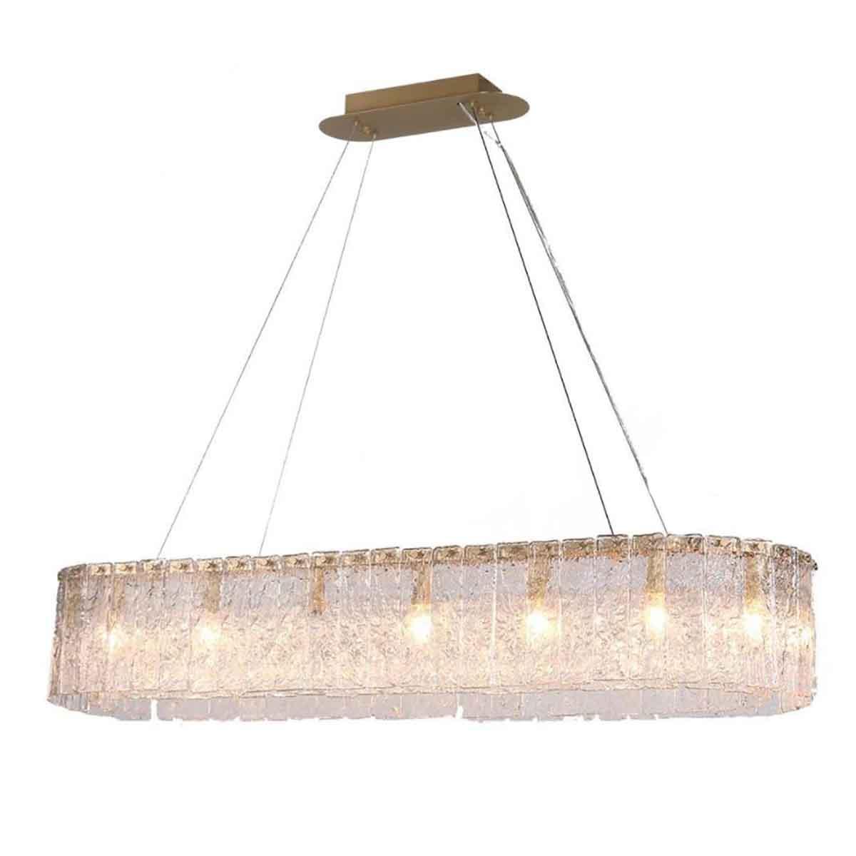 Подвесная люстра Newport 10820/120 brass oval