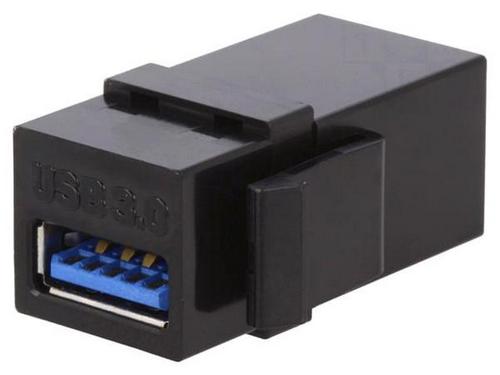 Разъем USB DATA, черный (147403 BK)
