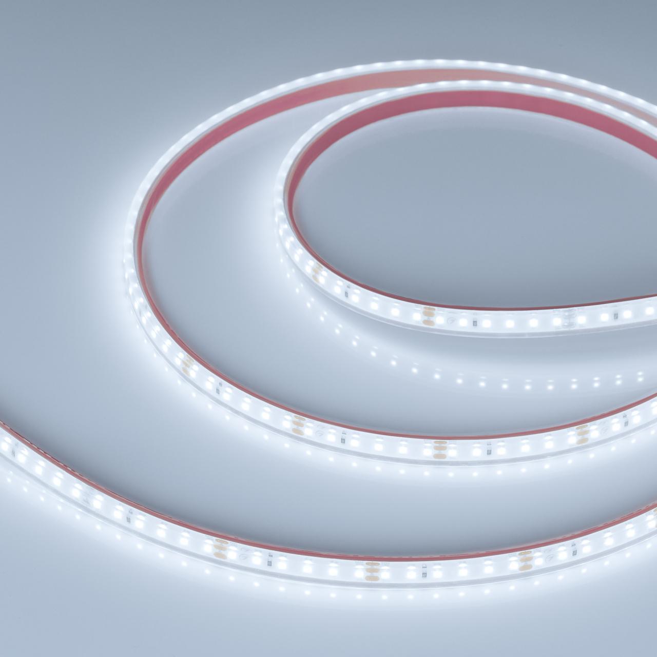 Светодиодная влагозащищенная лента Arlight 9,6W/m 120LED/m 2835SMD холодный белый 5M RTW-PFS-A120-11mm 24V White6000 034026