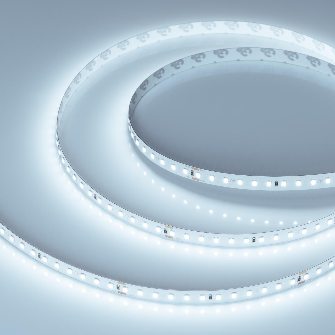 Светодиодная лента UL-A120-10mm 48V Cool 8K (10 W/m, IP20, 30m) Arlight 053416