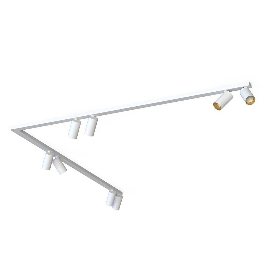 Накладной спот Nowodvorski Mono Corner 2x150 White/Gold 7695