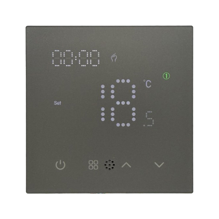 Терморегулятор для теплого пола, WiFi, цифровой Серый Kollinger Eclipse EC-702GY