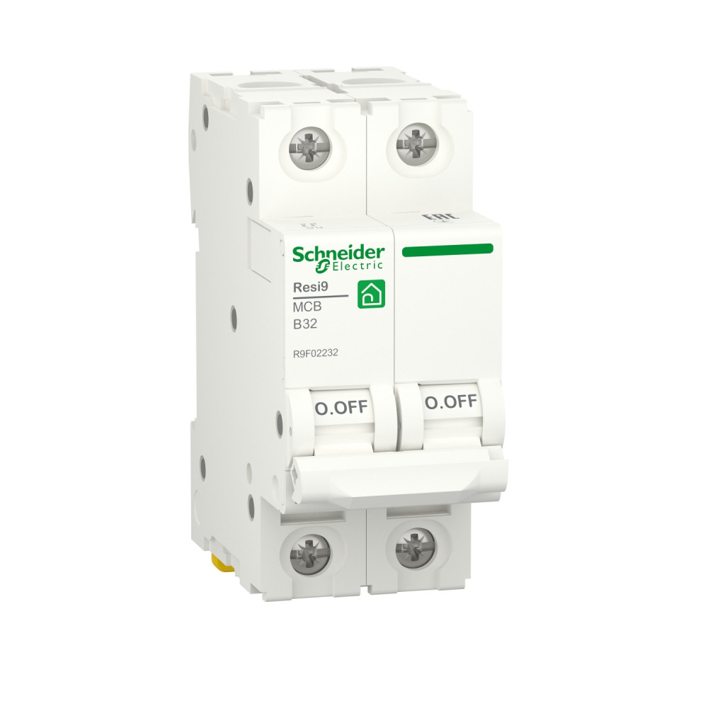 Schneider Electric RESI9 Автоматический выключатель (АВ) B 32А 2P 6000A